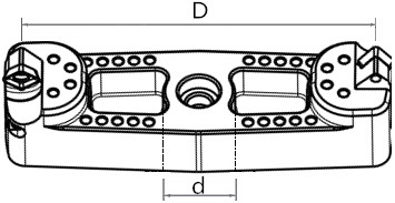 SE-Hoge de Rand van Brugtype twee polijst de Snijdersschijf Shell Milling Cutter van het Gezichtsmalen