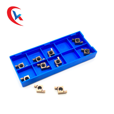Bronze Coating Carbide Grooving Inserts 10 Pack 9GR High Precision Tool Parts HRA 91.8