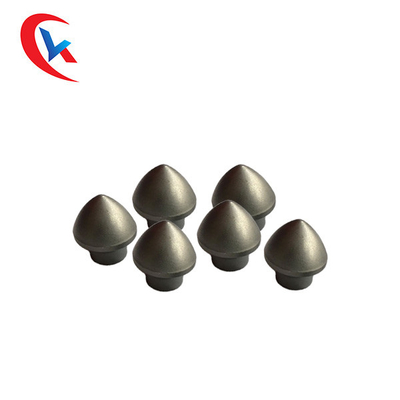 Van de het Carbideboor van het legeringswolfram van de Beetjes Opgepoetste Grey Color For Tunnel Tooth van het het Wolframcarbide de Slijtagedelen